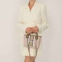 طقم شنط يد نافا قطعتين S & M ( تخصيص الحروف )