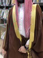 بشت رجالي رسمي VIP نخب أول لون كستناوي قماش ياباني...