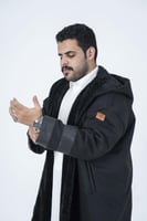 فروه رجالي جوخ اسود