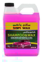 سافي واكس شامبو غسيل السيارات 1 لتر وردي