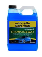 سافي واكس شامبو غسيل السيارات 1 لتر ازرق