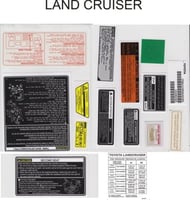 بكج استيكرات لاند كروزر