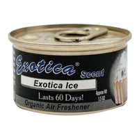 إكزوتيكا علبة معطر جو عضوي للسيارة رائحة الجليد