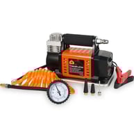 كمبروسر هواء للسيارة 12V – ضغط عالي مع عداد وملحقا...