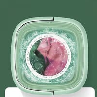 غسالة صغيرة قابلة للطي للتجفيف والتعقيم - 8 لتر لج...