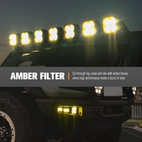 طقم كشافات 3 انش أربعة عدسات ليد اوسرام أوف رود من...