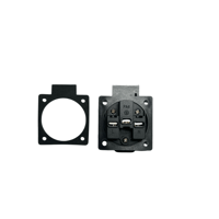 فيش ثلاثي مع غطاء