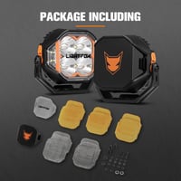 طقم كشافات 5 انش pro عدسات اوسرام من شركة لايت فوك...