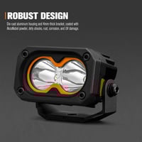 طقم كشافات 3 انش عدستين ليد اوسرام أوف رود من شركة...