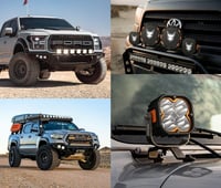 طقم كشافات 5 انش 5 عدسات اوسرام من شركة لايت فوكس...