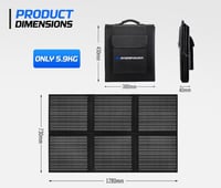 لوح طاقة شمسية متنقل 120W من شركة ATEMPOWER - اتيم...
