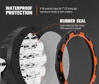 طقم كشافات 7 انش عدسات اوسرام من شركة لايت فوكس LI...