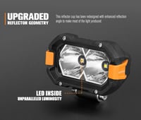 طقم كشافات 4 انش عدستين اوسرام من شركة لايت فوكس L...