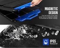 لوح طاقة شمسية محمول قابل للطي 100 واط من شركة ATE...