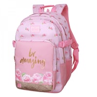 شنطة ظهر 17.5 انش وردي - بوز