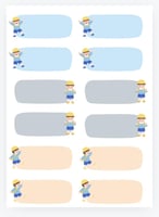 ملصقات أولاد مدرسية بدون صور