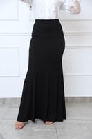 تنورة استرتش اسود