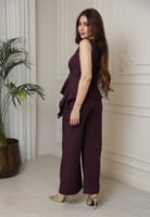 بنطلون كريب بقصة واسعة