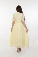 قفطان شيفون أنيق بتصميم ناعم