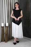 فستان كريب كلاسك