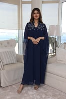 جلابية مرصعة بكريستال -