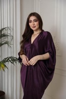 قفطان ناعم بنقش ليزر