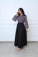 تنورة كريب طويل