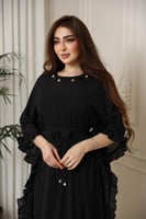 جلابية فخمه مزينة بصدف ~