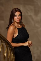 فستان سهره حفر شك ولؤلؤ