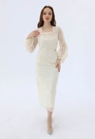 فستان دانتيل بيج