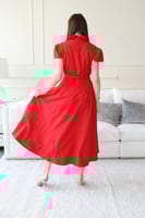 فستان كريب كلاسك -