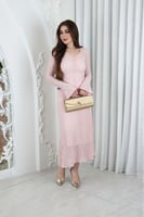 فستان ناعم دانتيل Pink