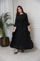 جلابية فخمه مزينة بصدف ~