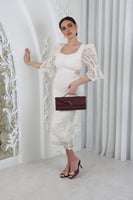 فستان جكار برباط