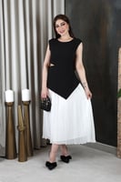 فستان كريب كلاسك