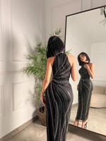 فستان شك سهره بنمط انيق BLACK