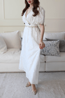 قفطان بقصة لف مزين بترتر كبير -