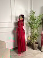 فستان كروسية بلمعة