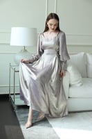 فستان كلاسيك باكمام منتفخة -