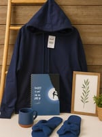 بلوفر باللون الكحلي الانيق شتوي للبنات