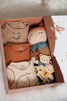 طقم بيبي 3 أفرولات قطنية برسمة سمايلي – نعومة وأنا...