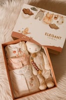 طقم مواليد فاخر بناتي متكامل من اليجنت تاول