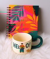 دفتر أنيق بتصميم فني، هدية مميزة للبنات والطالبات،...