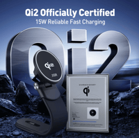 قاعدة جوال للسيارة من جودا مع شحن لاسلكي بقوة 15 و...