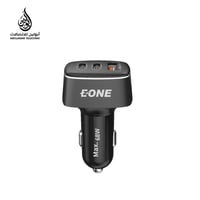 راس شاحن سيارة 3 منافذ EONE 68W