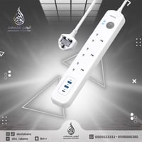 انكر توصيلة كهرباء 3 منافذ مع 2 يو اس بي 1 تايب سي...