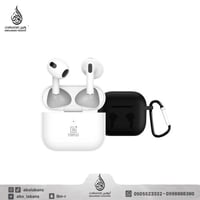 سماعة ايربودز مع كفر وكيبل مرفق