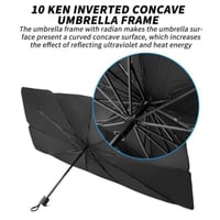 مظلة للسيارة الاصلية القابلة للطي