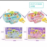 لعبة صيد سمك مع حوض يعمل بالبطارية