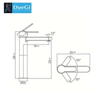 خلاط مغسلة أتوماتيك إيطالي لوجانو | ديوجي DUEGI